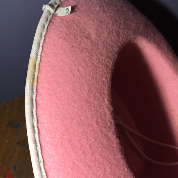 Girls pink felt cowgirl hat western 13” small Tweetsie style cap - Picture 8 of 11